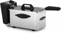 Orbegozo FDR 16 - Freidora profesional, Termostato Regulable, 1,5 L, Indicadores Luminosos, 1500 W