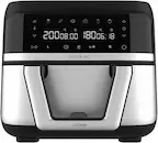Cecotec Freidora de Aire sin Aceite de 9 L Cecofry Dual 9000 Air Fryer. 2850 W, Digital y Compacta, Temperatura Dual, Tecnología PerfectCook, Opción de dividir la Cubeta en 2 de 4,5L, 6 Modos