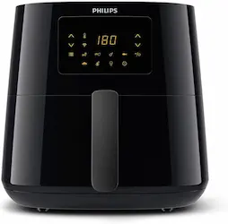 Philips Airfryer Serie 5000 XL, WIFI, 6.2L (1.2Kg), Freidora De Aire con función 14 en 1, 90% Menos de grasa, Tecnología Rapid Air, Pantalla Digital, 7 preajustes, NutriU App con Recetas (HD9280/90)