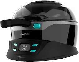Cecotec Freidora sin Aceite 3,5 L de Aire Caliente TurboCecoFry 4D Healthy. 1350 W, Dietética, 8 Programas, Tiempo y Temperatura Ajustable, Cocina a 2 niveles, Pala Mezcladora, Recetario