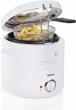 Tristar FR-6941 Freidora 1,5L con termostato, 1000 W, Plastic, Blanco