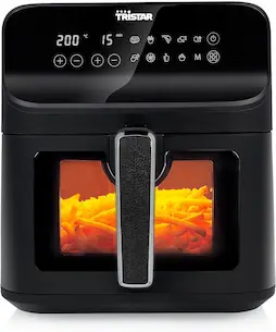 Freidora digital Tristar FR-9037-6,2 L - 1,5 kg de patatas fritas - Con ventanilla