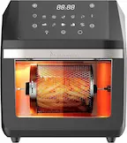 MasterPRO Rocket 1100 | Freidora Horno Sin Aceite | Capacidad de 11 L y 1800 W de Potencia | Pantalla LED Táctil y Cesta Antiadherente | Freidora de Aire | Temperatura Regulable 80-200ºC